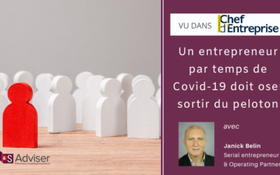 Un entrepreneur par temps de Covid-19 doit oser sortir du peloton