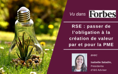 RSE : passer de l’obligation à la création de valeur par et pour la PME