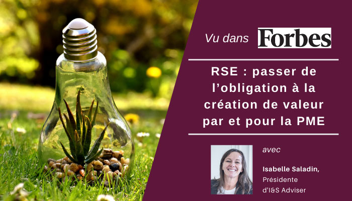 RSE : passer de l’obligation à la création de valeur par et pour la PME