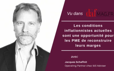 Les conditions inflationnistes actuelles sont une opportunité pour les PME de reconstruire leurs marges