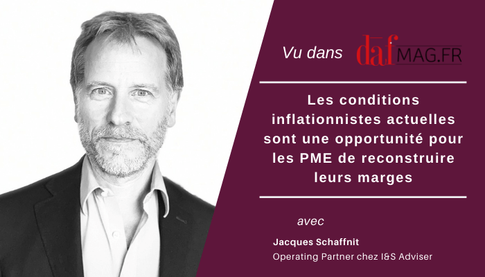 Les conditions inflationnistes actuelles sont une opportunité pour les PME de reconstruire leurs marges