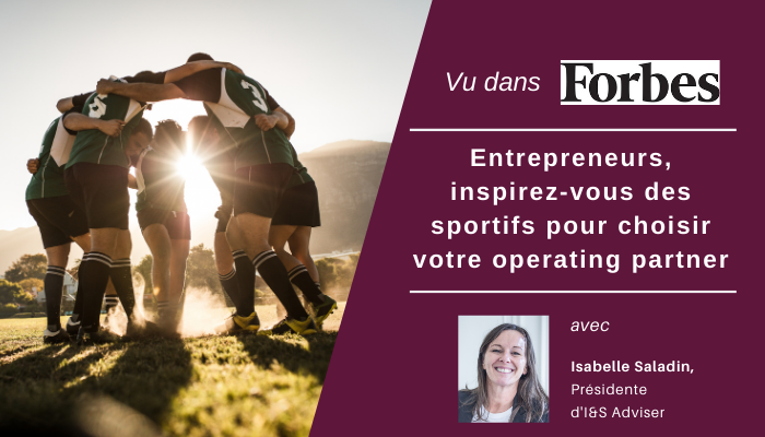 Entrepreneurs, inspirez-vous des sportifs pour choisir votre operating partner 