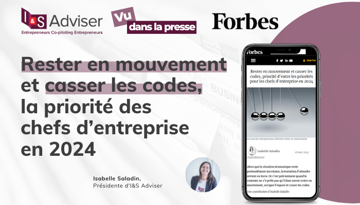 Rester en mouvement et casser les codes, priorité d’entre les priorités pour les chefs d’entreprise en 2024