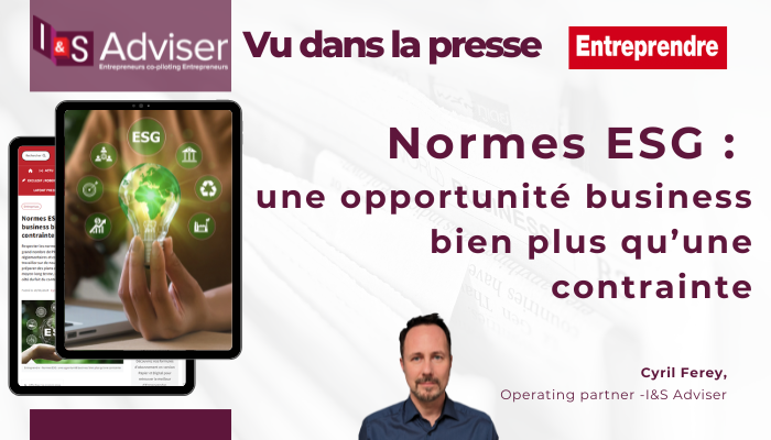 Normes ESG : une opportunité business bien plus qu’une contrainte