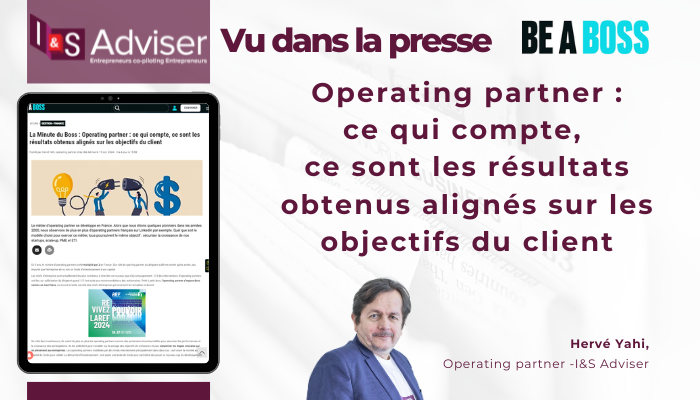 Operating partner : ce qui compte, ce sont les résultats obtenus alignés sur les objectifs du client