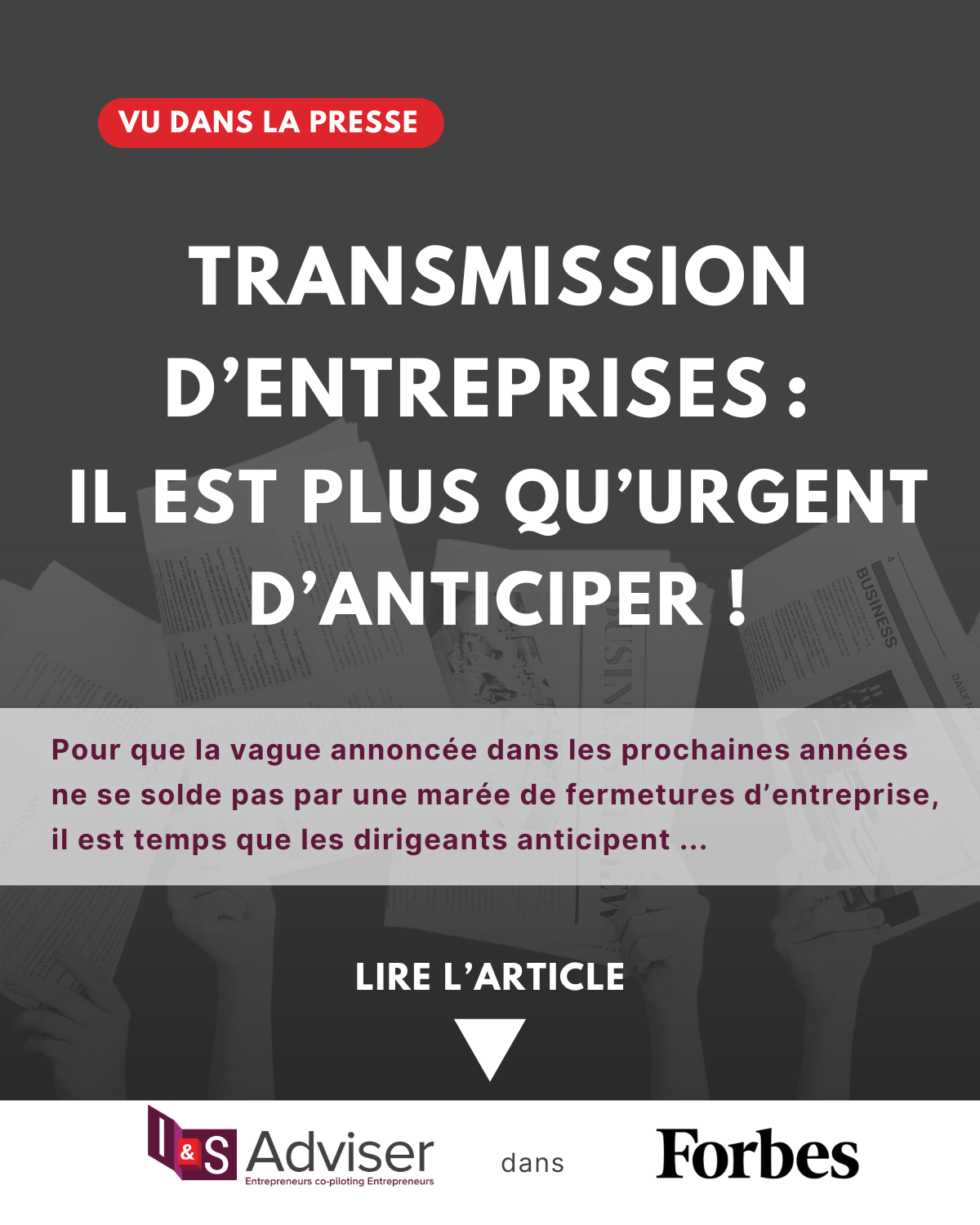 Transmission d’entreprises : anticiper pour réussir la transmission d’une entreprise familiale