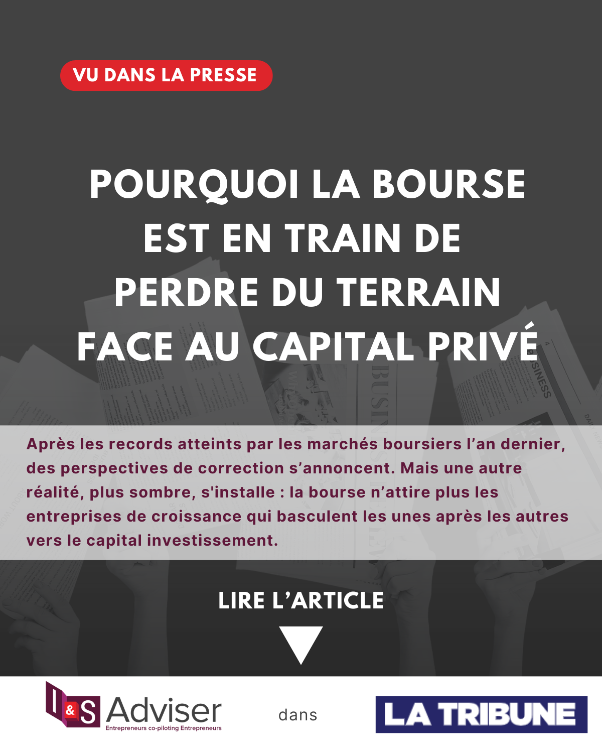 Bourse vs capital privé : pourquoi les PME et ETI revoient leur financement